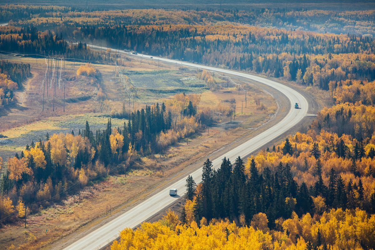 Elargissement de la voierie sur la Highway 63