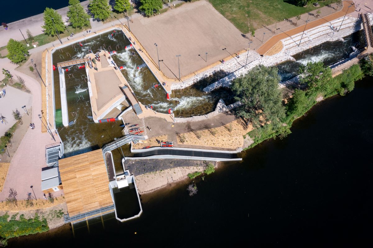 Le stade d'eaux vives d'Epinal