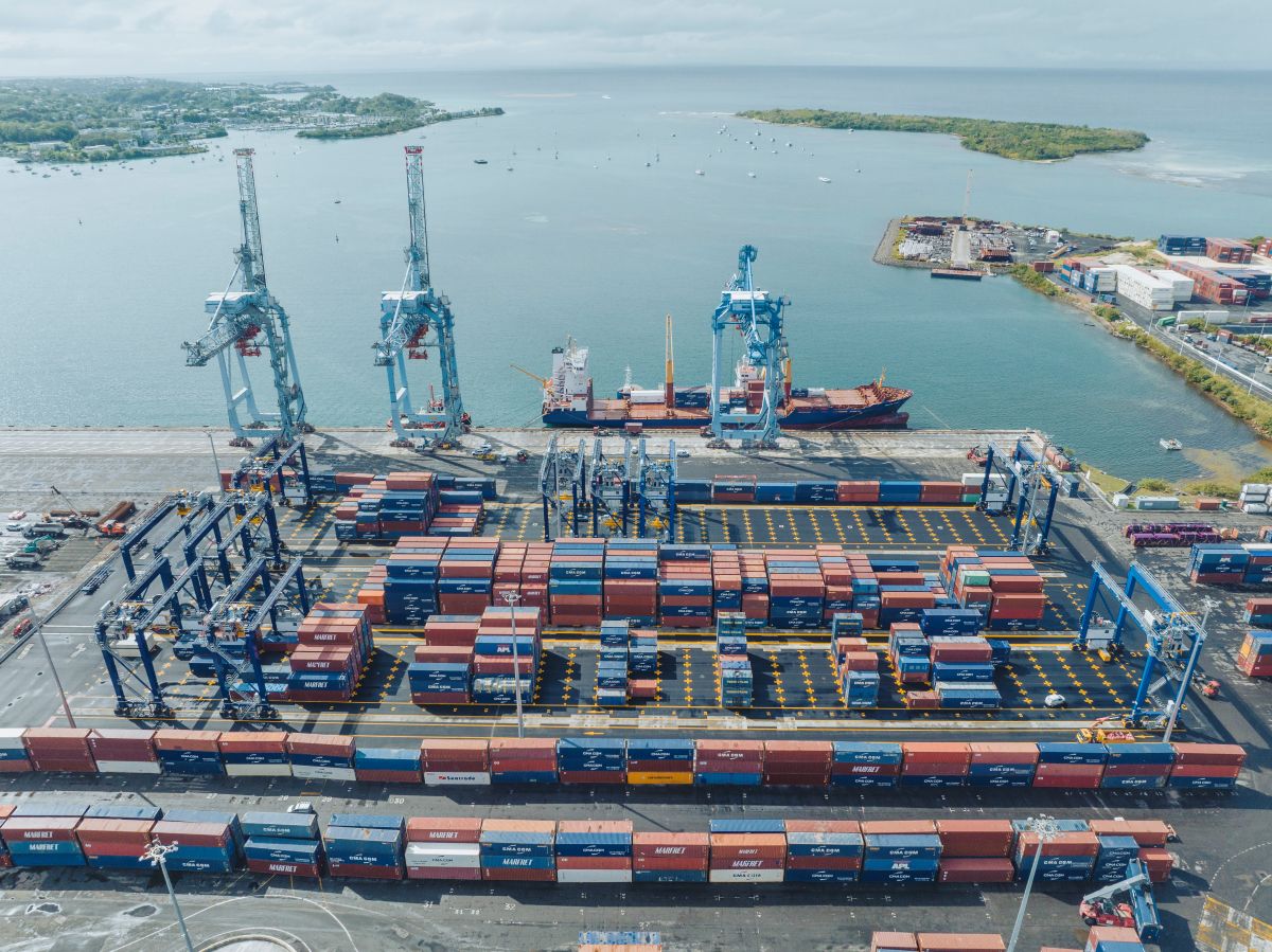 Modernisation du terminal de CMA-CGM du port du Jarry en Guadeloupe