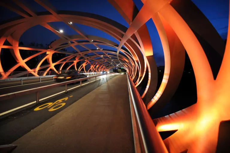 Illustration of Genève, Suisse (2012) – Aménagement du pont Hans-Wilsdorf 