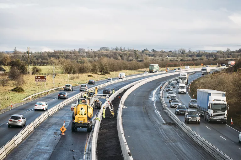 Elargissement autoroute M7