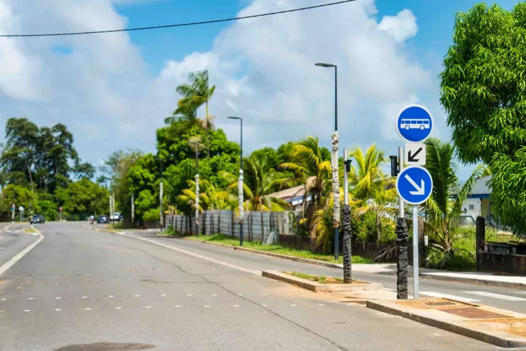 Parcours du Bus à Haut Niveau de Service - Cayenne