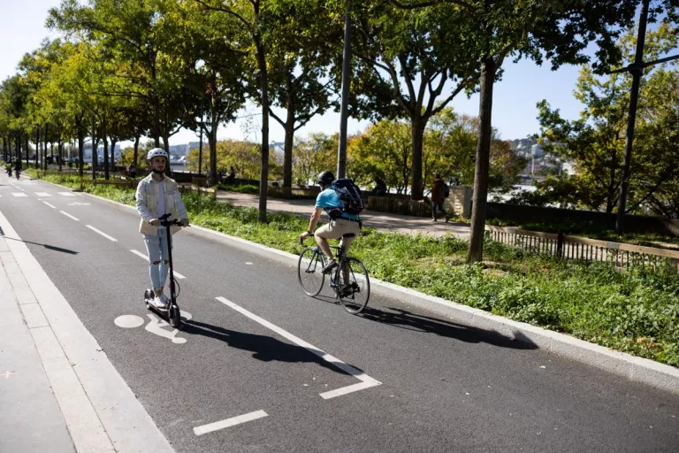 Réseau Express Vélo à Lyon