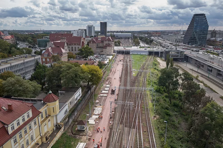 la gare centrale de Poznań