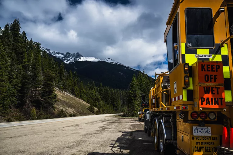Lafrentz Road Marking 