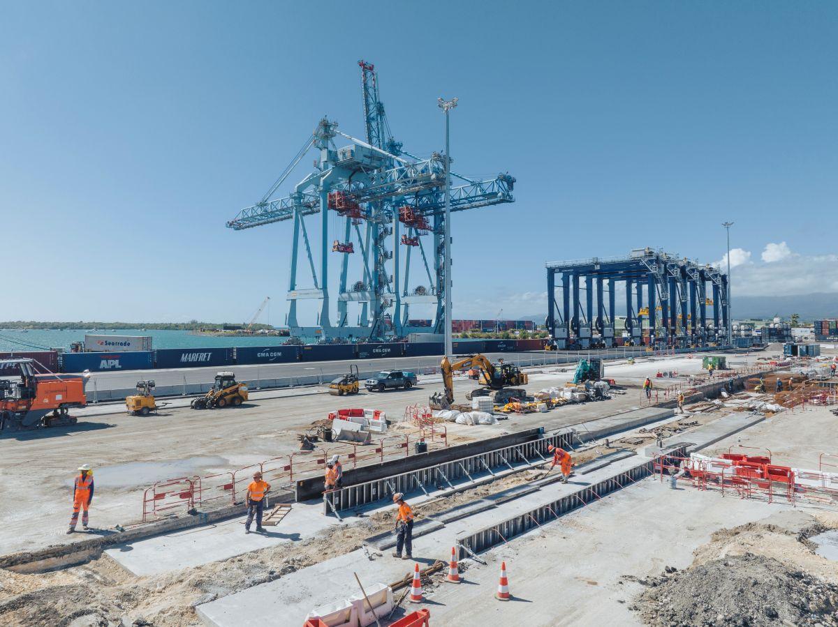Modernisation du terminal de CMA-CGM du port du Jarry en Guadeloupe 