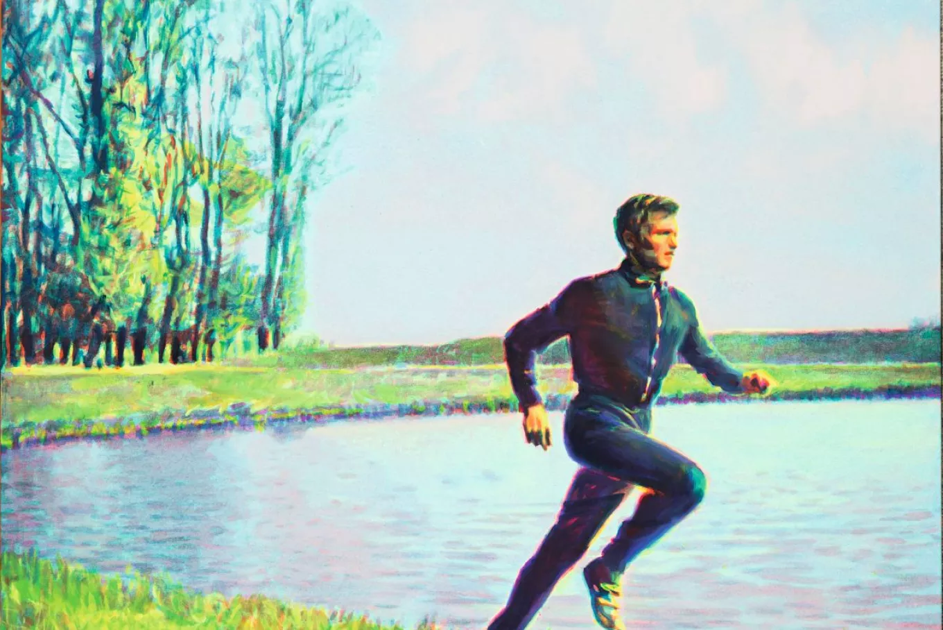 Toile « Jazy » de Nina Childress