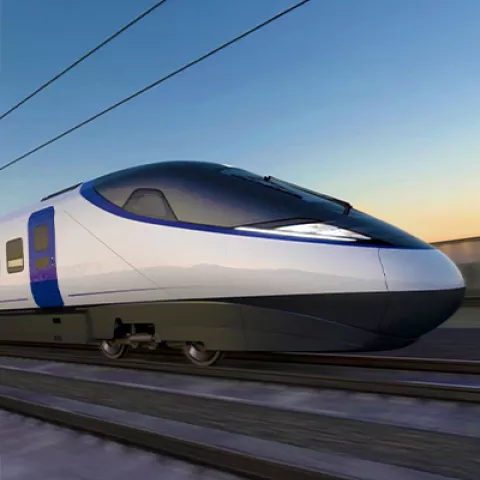Illustration of Colas remporte un important contrat de systèmes de caténaires pour le réseau HS2 au Royaume-Uni  