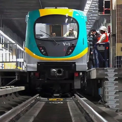 Illustration of Phase 1 de la ligne 4 du métro du Caire : le groupement mené par Colas remporte le lot système